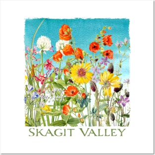 Skagit Valley Washington Flower Floral Gardener's Posters and Art